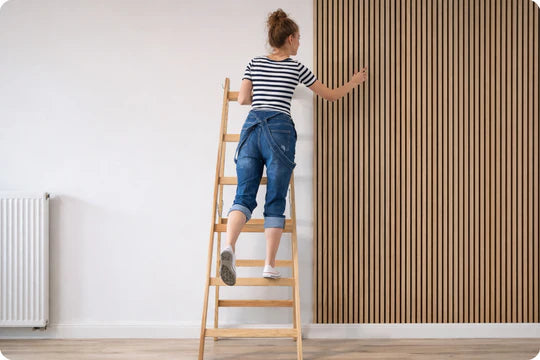 Install wall panel installation step